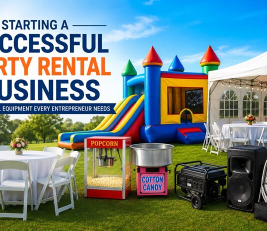 Starting a Successful Party Rental Business: Essential Equipment Every Entrepreneur Needs
