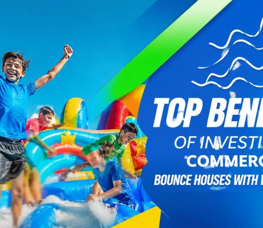 Top Benefits of Investing in Commercial Bounce Houses with Water Slides